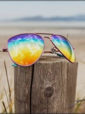 Blenders Eyewear Seventh Heaven Polarized Aviator Sunglasses